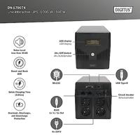 Digitus DN-170063 UPS-systeem 600 VA - thumbnail