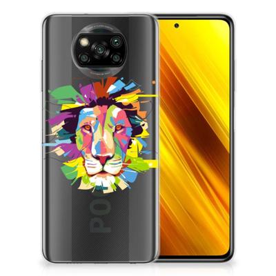 Xiaomi Poco X3 | Poco X3 Pro Telefoonhoesje met Naam Lion Color Xiaomi Poco X3 | Poco X3 Pro Telefoonhoesje met Naam Lion Color