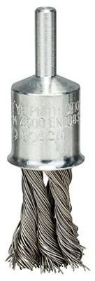 Bosch Accessories Penseelborstel, getordeerd, roestvrij, 0,35 mm, 19 mm, 4500 omw/min Bosch Power Tools 2608622129 1 stuk(s)