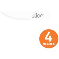 Slice 10520 Keramische reservemesjes, gebogen snijvlak, afgerond 4 stuk(s) - thumbnail