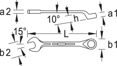 Gedore Ringsteeksleutel 29 MM - 6002960 Gedore Ringsteeksleutel 29 MM - 6002960
