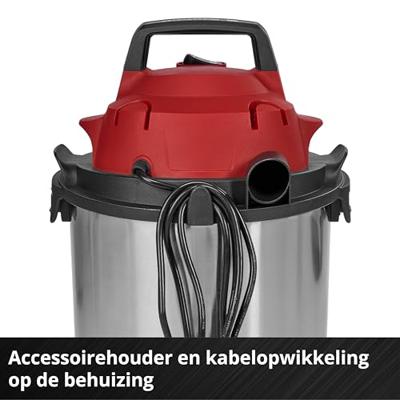 Einhell TC-VC 1540 S 2347405 Nat- en droogzuiger 15 l