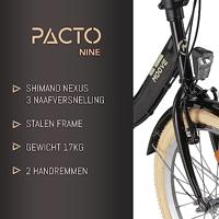 Pacto Nine 20 inch Vouwfiets 3v - thumbnail