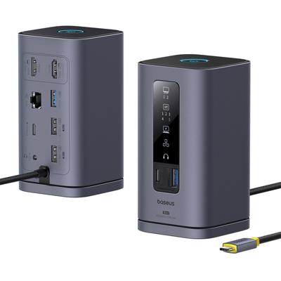 USB-HUB Baseus B00568102813-00 Zilverkleurig