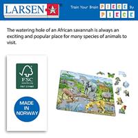 Selecta Larsen legpuzzel dieren - afrikaanse savanne, 65st. - thumbnail
