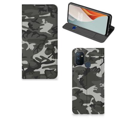 OnePlus Nord N100 | Hoesje met Magneet | Army Light