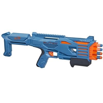 Nerf Elite 2.0 Tetrad Blaster + 4 Darts