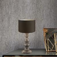 Light depot - tafellamp Banjo - vintage bruin - Outlet - thumbnail