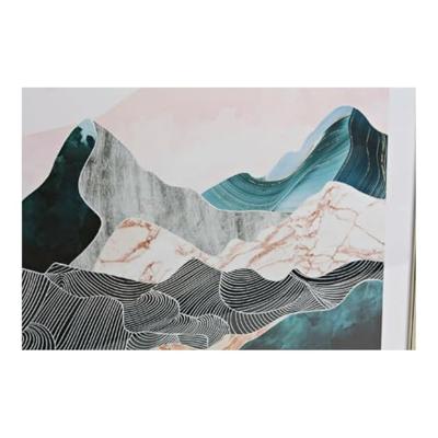 Schilderij DKD Home Decor Orientaals Berg 70 x 4 x 70 cm (3 Onderdelen)