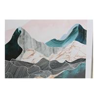 Schilderij DKD Home Decor Orientaals Berg 70 x 4 x 70 cm (3 Onderdelen) - thumbnail