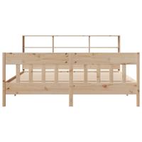 Bedframe zonder matras massief grenenhout 180x200 cm - thumbnail