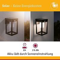 Paulmann 94572 Marisol Wandlamp op zonne-energie Energielabel: G (A - G) 5.5 W Warmwit Zwart - thumbnail