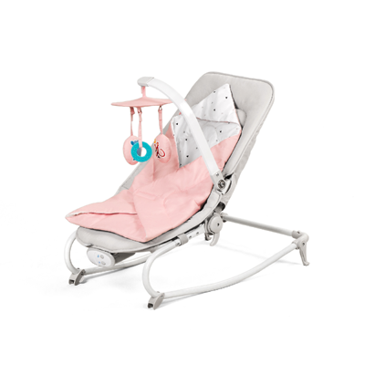 Kinderkraft Wieg/wipstoel 3-in-1 FELIO roze