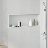Douche Niche Wit 90 x 30 x 9.5 cm Roestvrij staal - thumbnail