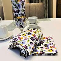 Ambiente servetten 33x33 cm pansy all over voorjaar lente - thumbnail