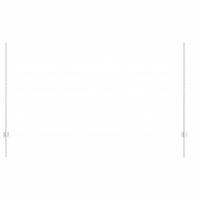 VidaXL Afrasteringspaal 22 pcs zilver 180 cm staal - thumbnail