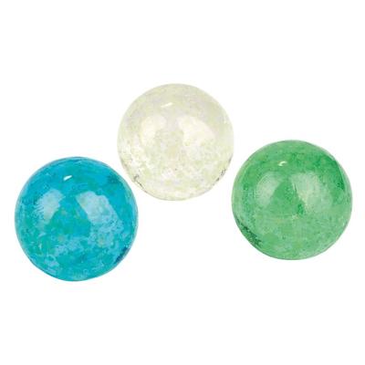 Moses Glow in the dark knikkers 3 in set 2,5 cm