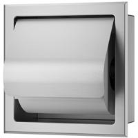 Xellanz Rocko Toiletrolhouder met Klep - Inbouw - RVS - thumbnail