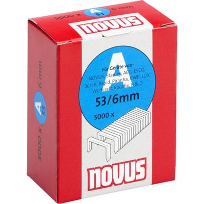 Novus Nietjes 53/6 2000 stuk(s) 106441900 Afm. (l x b) 6 mm x 11.3 mm