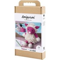 Creativ Company Hobbyset amigurumi, schaap, roze, off white, 1 doos - thumbnail