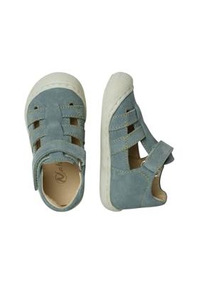 Halfopen baby boots NATURINO saliegroen