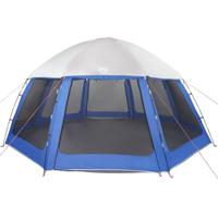 Zwembadtent afneembare buitentent gaaswanden azuurblauw - thumbnail