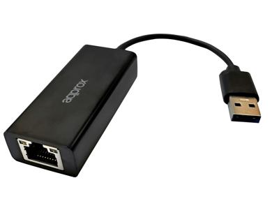 Adapter Ethernet naar USB 2.0 approx! APPC07V3 Zwart Adapter Ethernet naar USB 2.0 approx! APPC07V3 Zwart