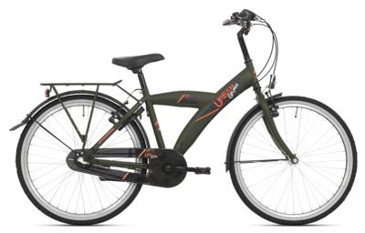 Bikefun Kinderfiets 26" bike fun urban - mat groen Bikefun Kinderfiets 26" bike fun urban - mat groen