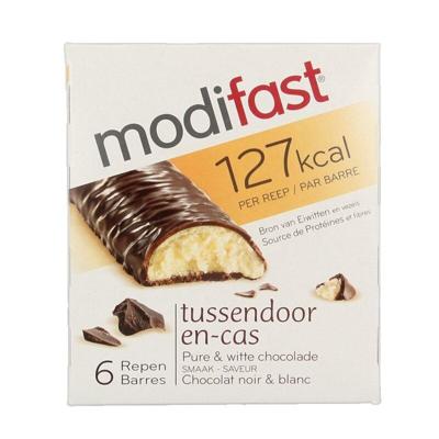 Modifast Protein Shape Snackreep Pure & Witte Chocolade