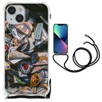 iPhone 14 Plus Anti-shock Hoesje met foto Badges - thumbnail