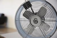 Swan - Retro 8 Inch Tafelventilator - Blauw - thumbnail