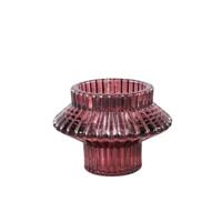 PTMD kandelaar milandi duo roze 6 cm | 12 stuks - thumbnail