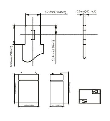Ultracell loodaccu 6v 4,5Ah