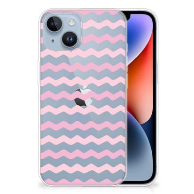 Apple iPhone 14 | TPU bumper | Waves Roze