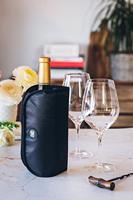 Koeltas Voor Flessen BRA A195026 750 ml Zwart Oranje Nylon - thumbnail