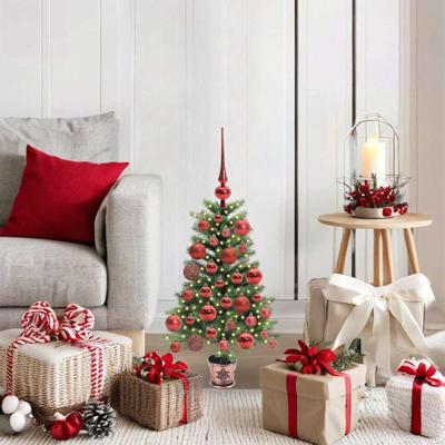 VidaXL Kerstboom met 150 led met standaard groen 65 cm pe VidaXL Kerstboom met 150 led met standaard groen 65 cm pe