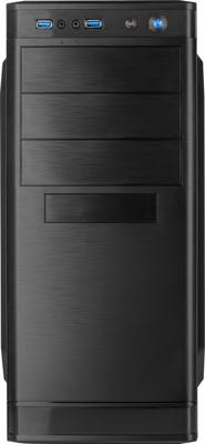 Inter-Tech it- 5905 midi tower behuizing (zwart | 2x usb-a)
