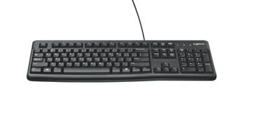 Logitech K120 Business Style Usb Keyboard [USB, 104-Key, Numpad, Durable, Black]