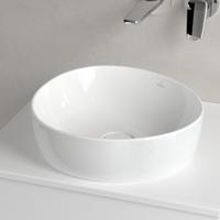 Villeroy & Boch Antao Opzetwastafel - 400 x 395 x 146 mm - Wit Alpin CeramicPlus - zonder overloop 4a7240r1 - thumbnail