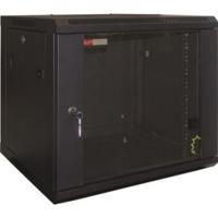 WP Rack WPN-RWB-06605-B Wandbehuizing Glasdeur 6U Zwart - 600x370x500mm (BxHxD) - thumbnail