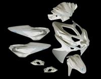 Plaatset 9-delig Yamaha Aerox-R vanaf bouwjaar 2014 - glanzend wit - thumbnail