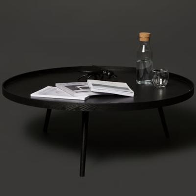 Woood Mesa bijzettafel Ø100 cm Zwart Woood Mesa bijzettafel Ø100 cm Zwart