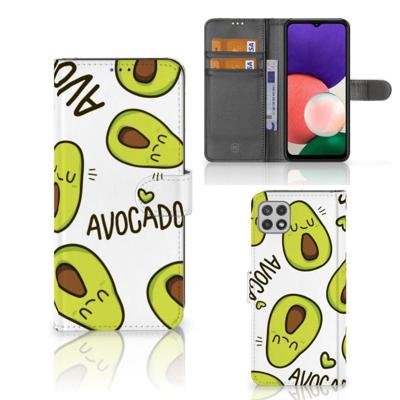 Samsung Galaxy A22 5G Leuk Hoesje Avocado Singing Samsung Galaxy A22 5G Leuk Hoesje Avocado Singing