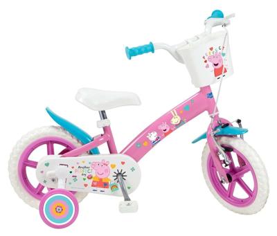 Kinderfiets 12" Peppa Pig roze 1195 Roze TOIMSA