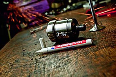 Edding Lakmarker | zwart | streepbreedte 1-2 mm ronde punt | 10 stuks - 4-751001 - 4-751001 Edding Lakmarker | zwart | streepbreedte 1-2 mm ronde punt | 10 stuks - 4-751001 - 4-751001