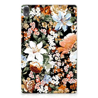 Siliconen Hoesje voor Lenovo Tab P11 | P11 Plus Dark Flowers Siliconen Hoesje voor Lenovo Tab P11 | P11 Plus Dark Flowers
