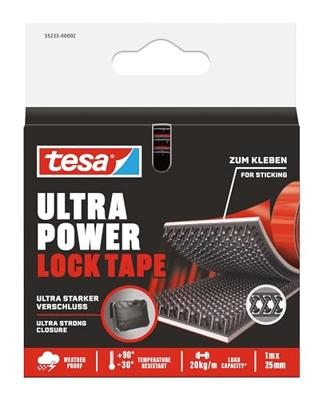 Klittenband tesa ultra power lock tape 100cmx25mm Klittenband tesa ultra power lock tape 100cmx25mm