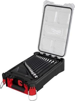 Milwaukee combinatiesleutelset | 15-delig | maxbite | packout™ compacte organiser - 4932498141