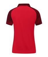 JAKO 6322D Polo Performance Dames - Rood/Zwart - 40 - thumbnail
