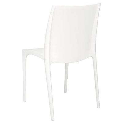 Tuinstoelen 2 st 50x46x80 cm polypropeen wit
